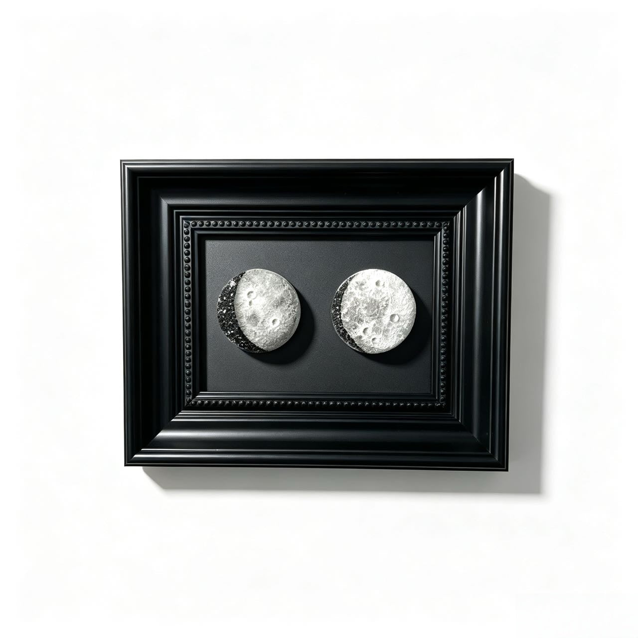 Personalized handmade meteorite wall art piece – a unique decor gift.